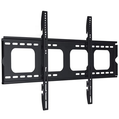 Mount-It! Low-Profile Large TV Mount | Flush TV Wall Mount | Ultra-Slim Fixed TV Mount for 42 - 70 Inches Screen TVs | 220 Lbs. Capacity | Black