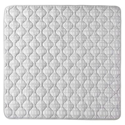 Hakuna Matte: Stylish Baby Play Mat: Animal - Pink-Grey-White - 72x72"