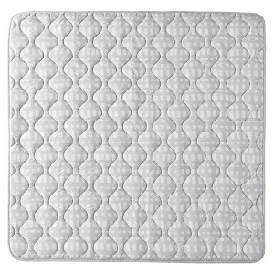 Hakuna Matte: Stylish Baby Play Mat: Animal - Pink-Grey-White - 72x72" - 1 of 4