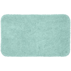 Serendipity Solid Shaggy Washable Nylon Bath Rug - Garland - 1 of 4