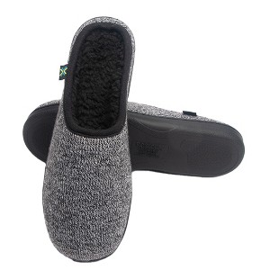Roxoni Men's Slip-On Memory Foam Slippers – Warm, Soft, and Indoor/Outdoor House Shoes - 1 of 4