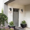 Chloe Lighting Ironclad Transitional 1 Light Textured Black Outdoor Wall Sconce 13"Height - 2 of 4