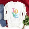 Simply Sage Market Women's Graphic Sweatshirt Love Colorful - 3 of 3