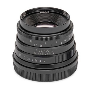 Koah Artisans Series 35mm f/1.7 Manual Focus Lens for Canon EF-M Mount (Black) - 1 of 3