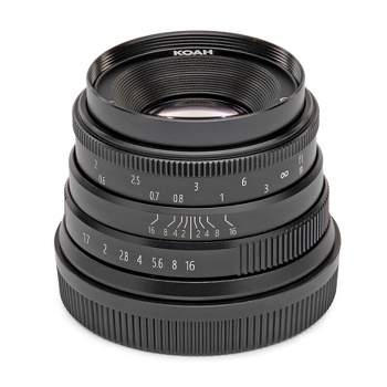Koah Artisans Series 35mm f/1.7 Manual Focus Lens for Canon EF-M Mount (Black)