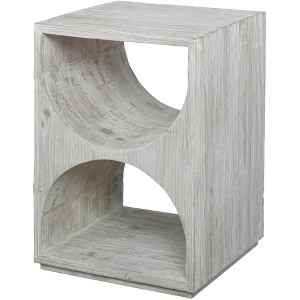 Uttermost Hans 25-in H x 18-in W White Side Table - 1 of 1