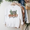 Simply Sage Market Women's Graphic Sweatshirt Country Pumpkin Cactus - 2 of 2