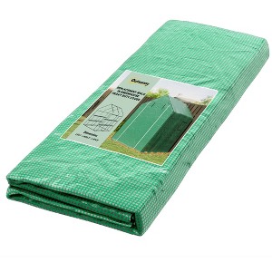 Outsunny Walk-in Greenhouse Cover Replacement for 01-0472, 55" x 56.25" x 74.75" Reinforced Anti-Tear PE Hot House Cover - 1 of 4