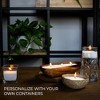 Gift Candle Powder - Plant-Based Smokeless Dripless Candle Unscented - Refillable Candle Pearls with 30 Wicks and a Reusable Glass Container - 4 of 4