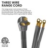 GoGreen Power (GG-27004) 4' 3 Wire Range Cord, 30 Amp - 3 of 4