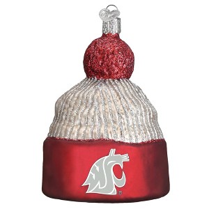 Old World Christmas Blown Glass Ornament for Christmas Tree, WSU Beanie - 1 of 1