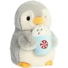 Aurora Pompom Penguins Holiday Plush Set of 3, Stocking, Tree & Latte, 8", Ages 3 and Up - 2 of 4