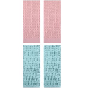 REGALWOVEN 4 Pcs Cotton Soft Absorbent Comfortable Waffle Design Hand Towel - 1 of 4