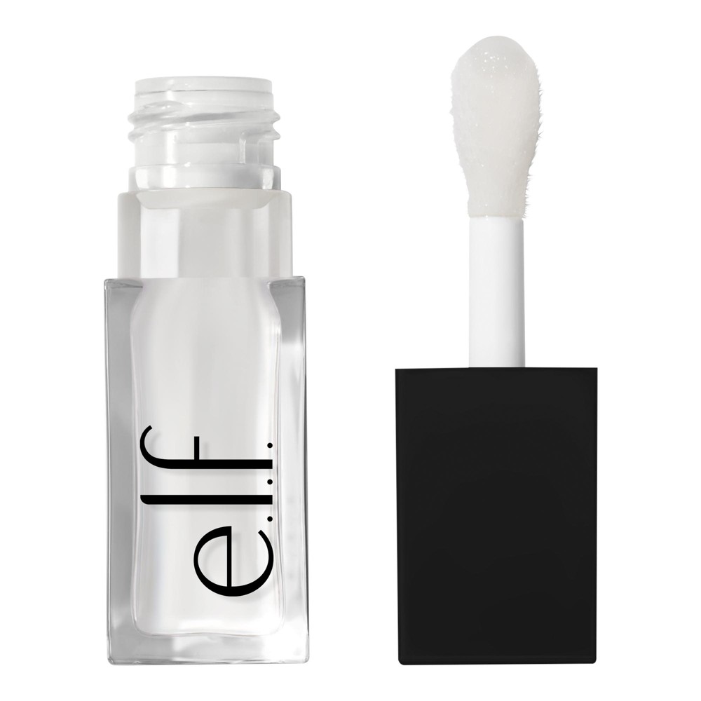 Photos - Other Cosmetics ELF e.l.f. Glow Reviver Lip Oil - Crystal Clear - 0.25 fl oz 