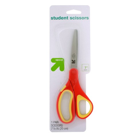 Student Scissors for School: 7 Inch 3 Pack Sharp Pointed Tip Teacher  Scissors