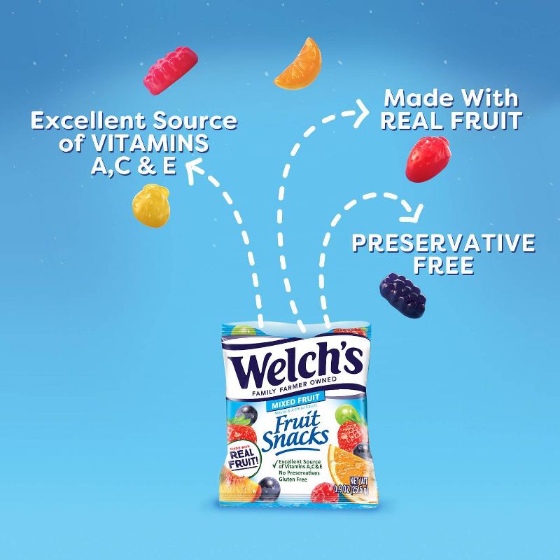 Welch's Mixed Fruit Snacks - 9oz - 10ct, 4 of 10