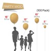 PartyWoo Balloons Tan Light Brown Neutral Boho Coffee 18 12 10 5 Inch 100 pcs - 2 of 4