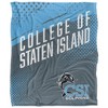 College Of Staten Island Fan Zone Silky Touch Super Soft Throw Blanket 50x60 - 2 of 4