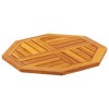 vidaXL Table Top - 19.7"x19.7"x0.8" Octagonal Solid Acacia Wood - Brown Rustic Dining Replacement Tabletop for Indoor/Outdoor Use - Easy Maintenance - 4 of 4