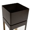 Sunnydaze 36" H Serene Showers Zinc Outdoor Water Fountain with Warm White LED Lights - 2 of 4