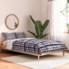 Deny Designs Ninola Design Checks Tartan Blue Queen/Full Comforter and Sham Set (2-3pc Set) - 2 of 4