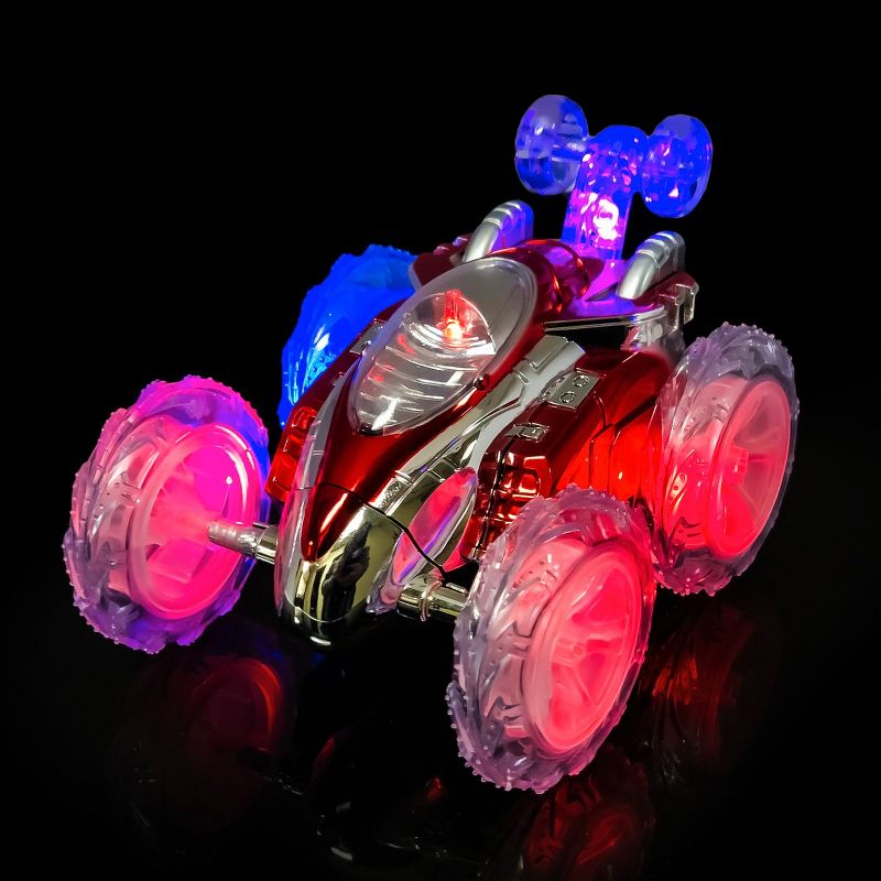 Flipo Dasher Ultra-Stunt Illuminated Remote Control Car With LED Lights, 3 of 4