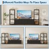 TV Stand for Living Room Entertainment Center with 6 Fabric Dressers,for TV Up to 75 Inches - 3 of 4