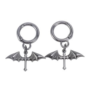 Unique Bargains Winged Cross Shape Shoelace Charms 1 Pair - 1 of 4