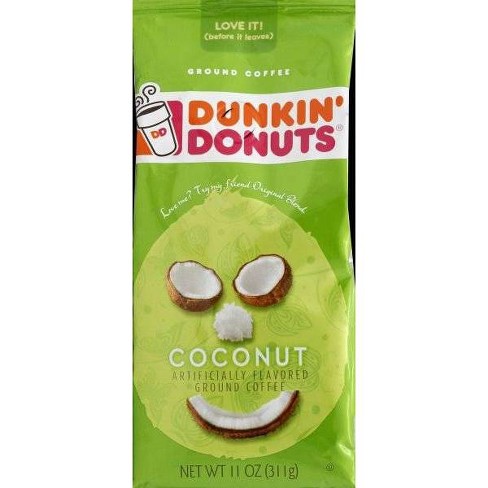 Dunkin Donuts Coconut Medium Roast Ground Coffee 11oz Target