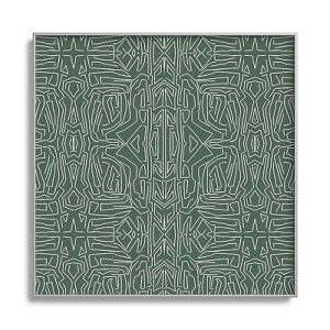 Marta Barragan Camarasa Abstract pattern linear stroke Metal Framed Art Print - Deny Desings - 1 of 3