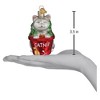 Old World Christmas Blown Glass Ornament for Christmas Tree, Catnip Cat - 4 of 4