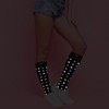 Extreme Fit Glow in the Dark Sport Compression Socks - Knee High Performance Socks - 3 Pair - image 3 of 4