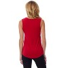Rekucci Women's Soft Jersey Knit Sleeveless Tank Top – Casual & Versatile Everyday Wear - 3 of 3