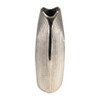 Metallic Aluminum Vase with Textured Arch Pattern - Modern Glam Home & Office Decor for Living Room, Bedroom & Tabletop - Elegant Flower Vase - 4 of 4