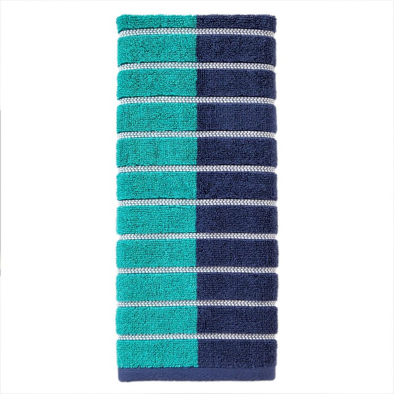 2pc Kids&#39; Hand Towels Striped Colorblock - SKL Home, 3 of 8