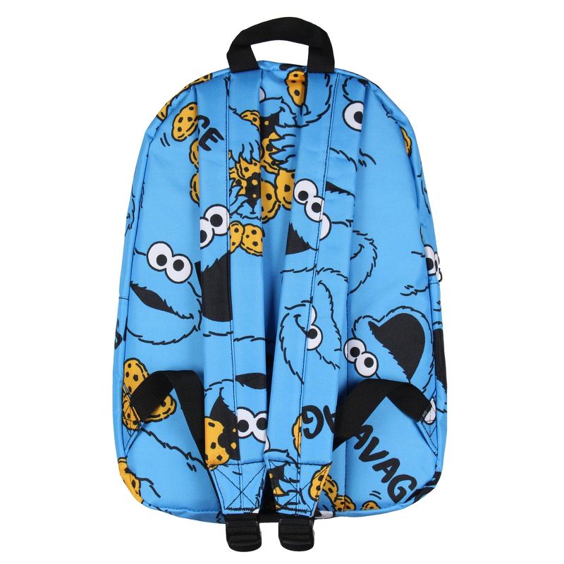 Sesame Street Backpack Cookie Monster Savage Laptop School Travel Backpack Blue, 4 of 5