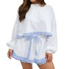 Women's Cloud Nine Ruffle Trim Set - Peach Love - 2 of 4