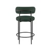 Meridian Furniture,Beacon Green Boucle Fabric Stool, Set of 2 - 4 of 4