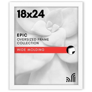 Americanflat Poster Frame with Polished Plexiglass - Hanging Hardware Included - 1 of 4