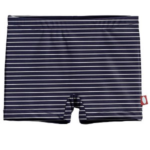 City Threads USA-Made Girls UPF 50+ Printed Swim Boy Shorts - 1 of 4