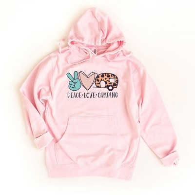 Simply Sage Market Women's Graphic Hoodie Peace Love Camping