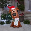 Gemmy Christmas Inflatable SCOOB! with Gift List, 3.5 ft Tall, Multi - 2 of 4