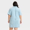 Women's Short Sleeve Drop Waist Drawstring Mini Dress - Universal Thread™ - 2 of 3