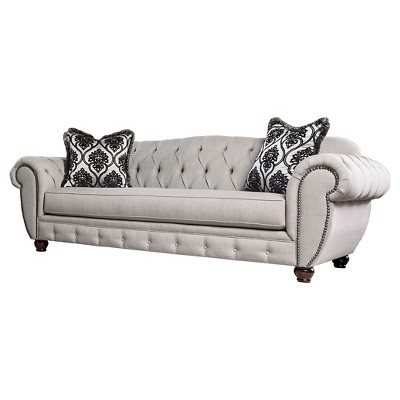 Livingston Victorian Style Sofa Gray - HOMES: Inside + Out