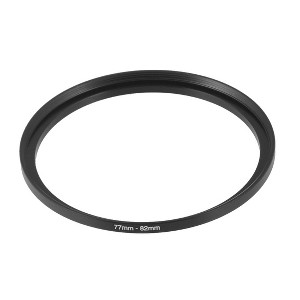 Unique Bargains Metal Camera Adapter Filter Step Up Ring 3.03" to 3.2" Black 1 Pc - 1 of 4