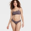 Women's Luxe Stretch Thong Underwear with Lace Waistband - Auden™ - 3 of 4
