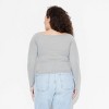 Women's LA Long Sleeve Graphic T-Shirt - Heather Gray - 2 of 3