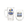 Evergreen Los Angeles Rams, Stemless 17OZ Wine & Beer 16 OZ Gift Set - 3 of 4