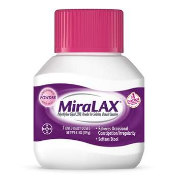 Miralax Gentle Constipation Relief without Harsh Side Effects Osmotic Laxative Powder