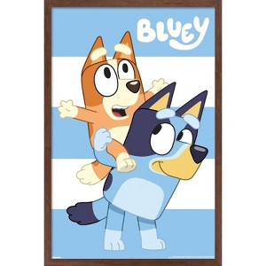 Trends International Bluey - Stripes Framed Wall Poster Prints - 1 of 4
